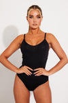 Black Seamless Adjustable Sculpting Bodysuit