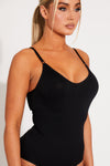 Black Seamless Adjustable Sculpting Bodysuit